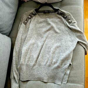 Kooples sweater with button detailing on collar